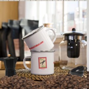 Odyssey: East to West enamel mug